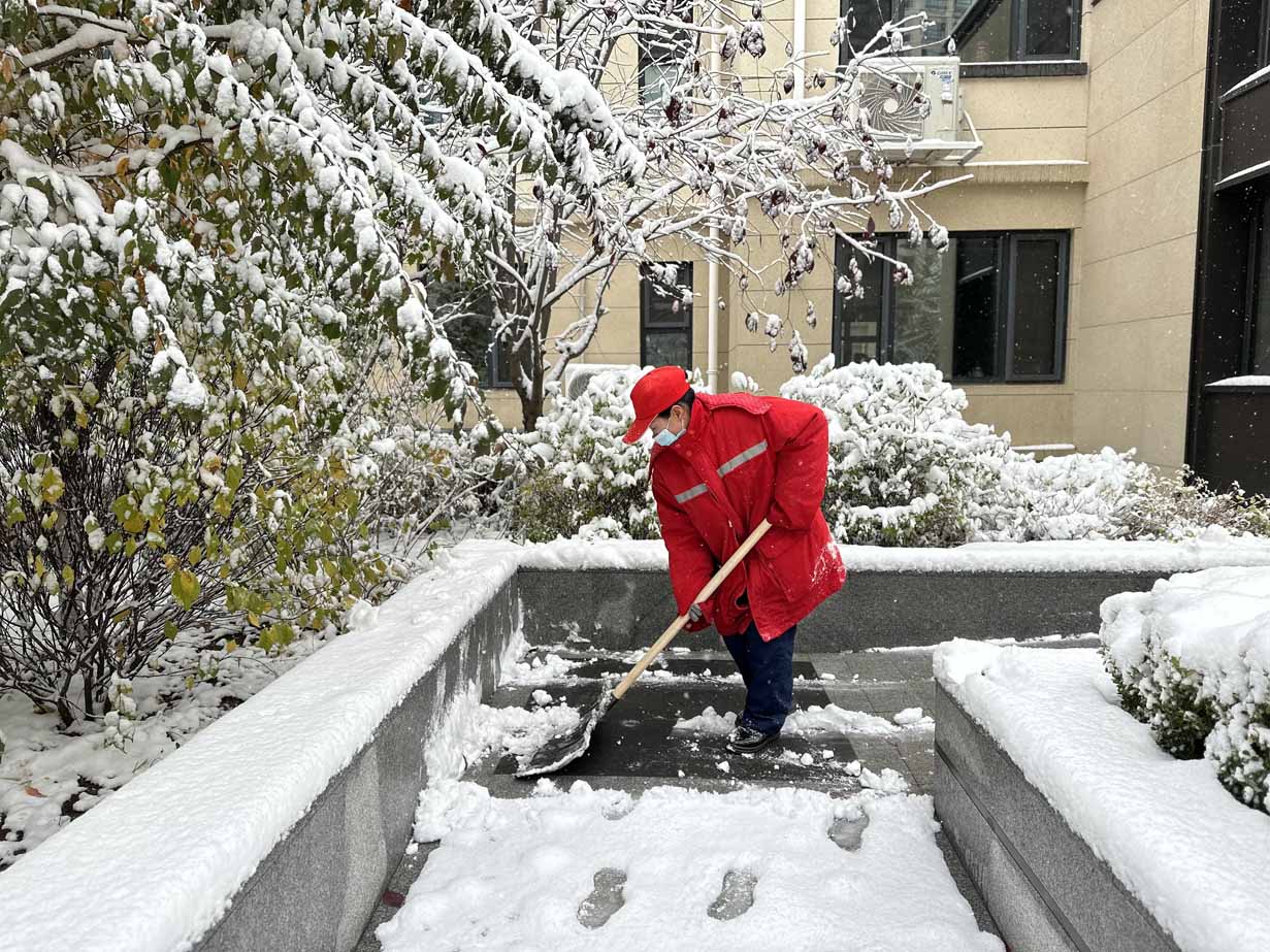 雪未停，身先行，金泰物业“浴雪”奋战(图10)